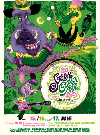 <ul><li><u>2023</u></li>
<li>Pourquoi Pas</li>
<li>Big Zis & None Of Them</li>
<li>Chaostage</li>
<li>Pilar Vega</li>
<li>Kneubühler</li>
<li>Soukey</li><li>Ele A</li><li>Luuk</li>
<li>Jule X</li><li>Sigsagsugg</li><li>Siselabonga</li><li>Sento</li><li>Tatum Rush</li><li>No Sex For Sandy</li><li>Domi Chansorn & the Astral Body</li><li>Prix Garanti</li><li>Lateena</li><li>DJ Real Madrid</li>